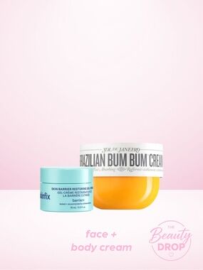 Skincare 2pc Skinfix firming face cream + Sol de Janeiro Bum Bum body cream